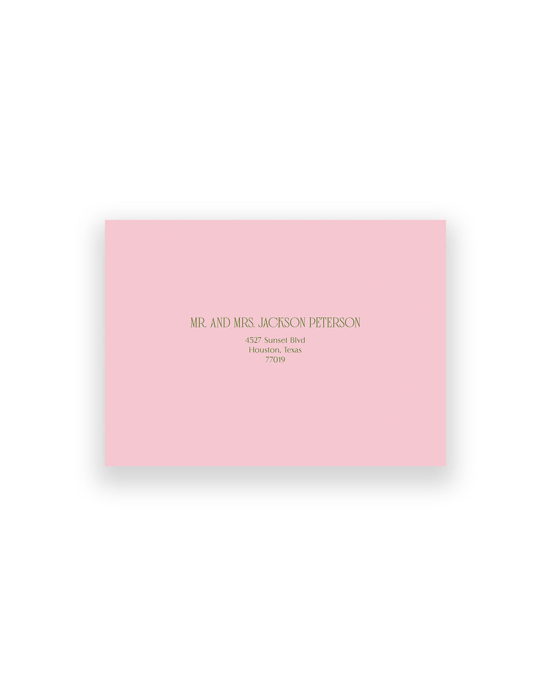 Holly Jolly Addressed Envelopes + Liners (A7 - Crest)