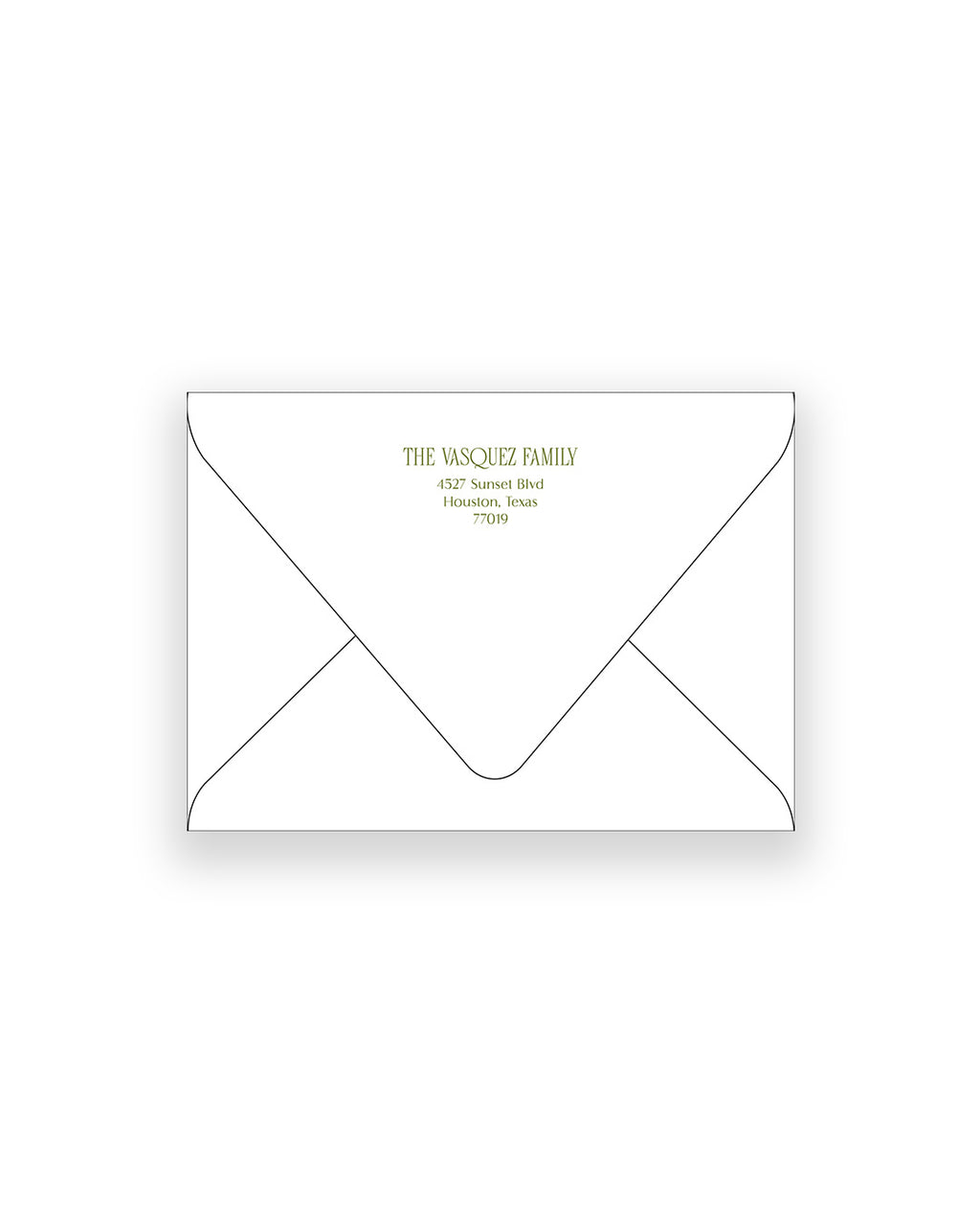 Holly Jolly Addressed Envelopes + Liners (A7 - Pattern)