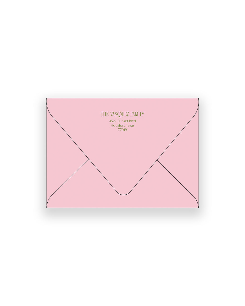 Holly Jolly Addressed Envelopes + Liners (A7 - Crest)