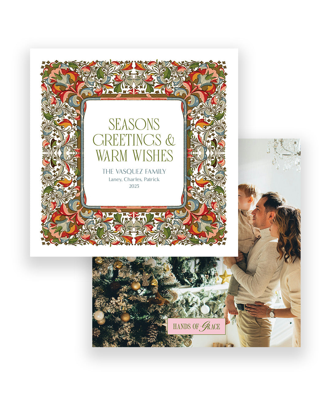 Holly Jolly Square Crest