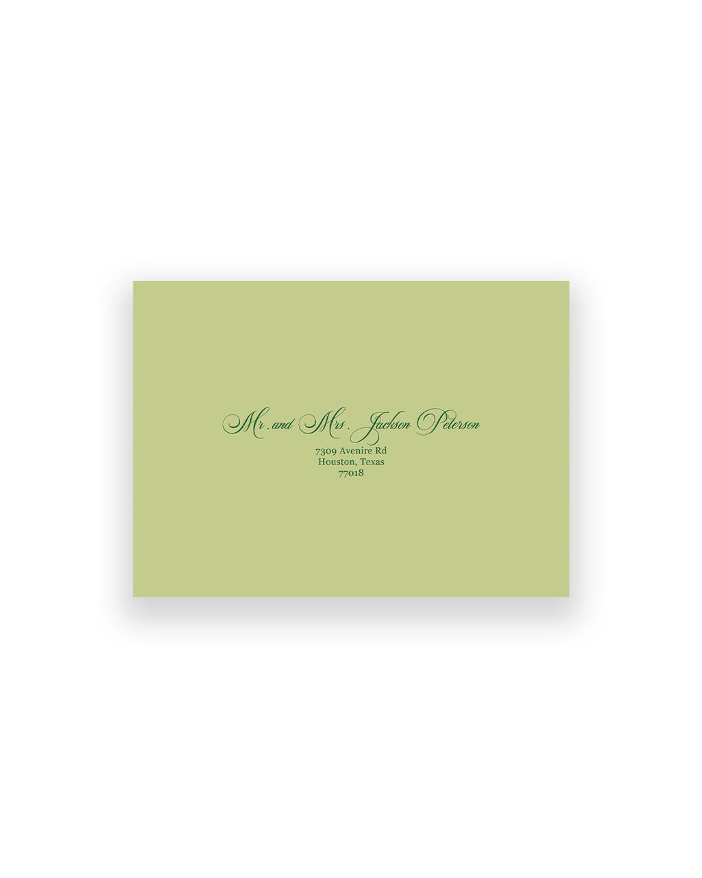 Lily of the Valley Pattern Addressed Envelopes + Liners