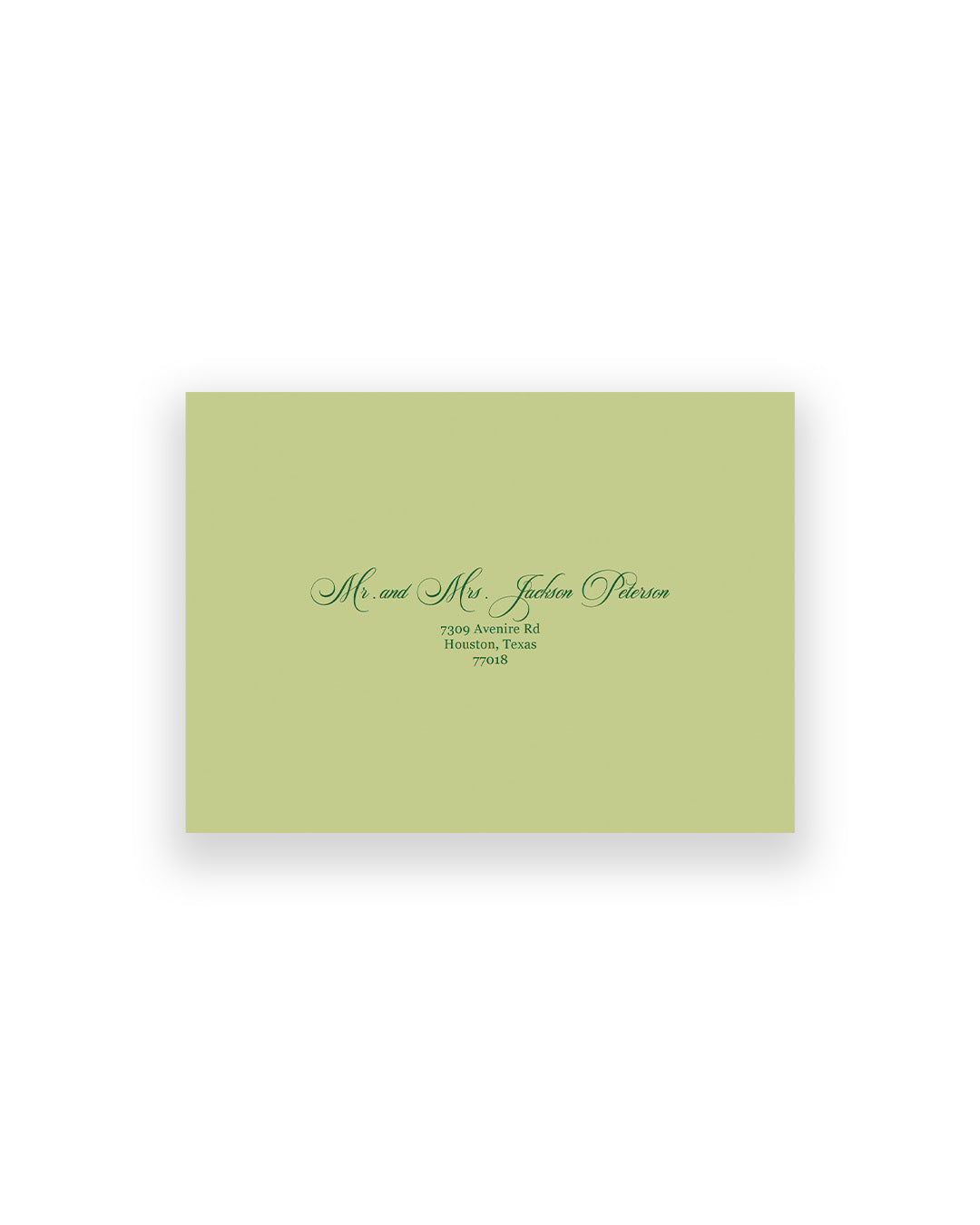 Lily of the Valley Pattern Addressed Envelopes + Liners