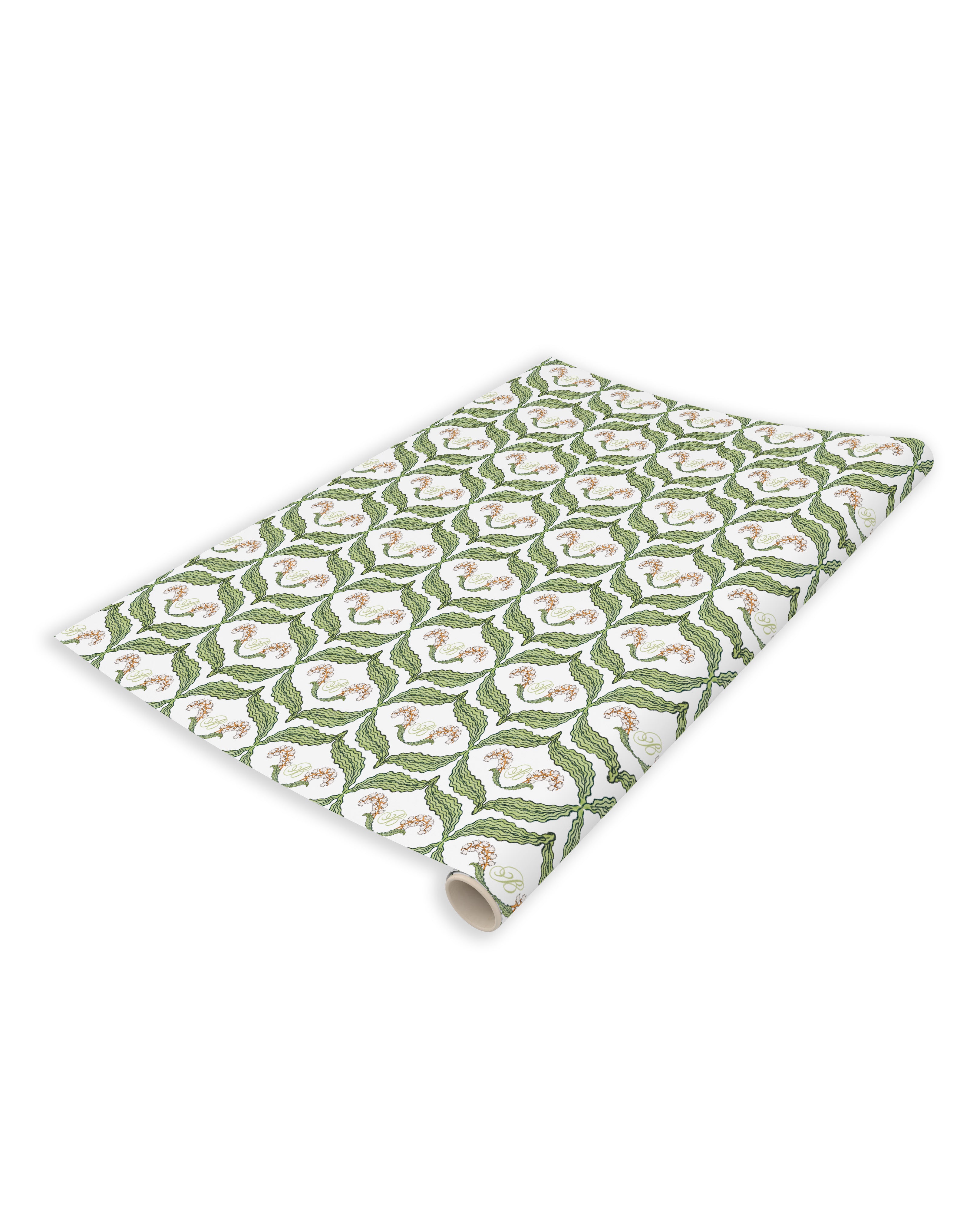Lily of the Valley Crest Wrapping Paper