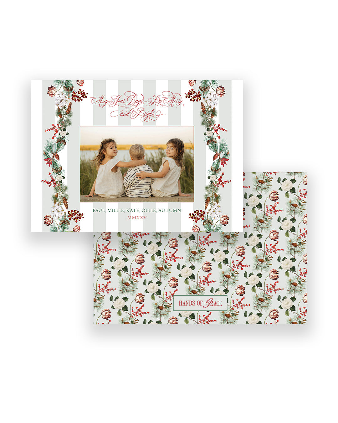 Mistletoe Meadows Landscape Striped (A7)