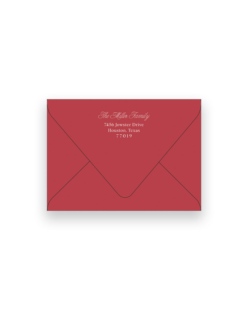Mistletoe Meadows Addressed Envelopes + Liner (Striped - A9)