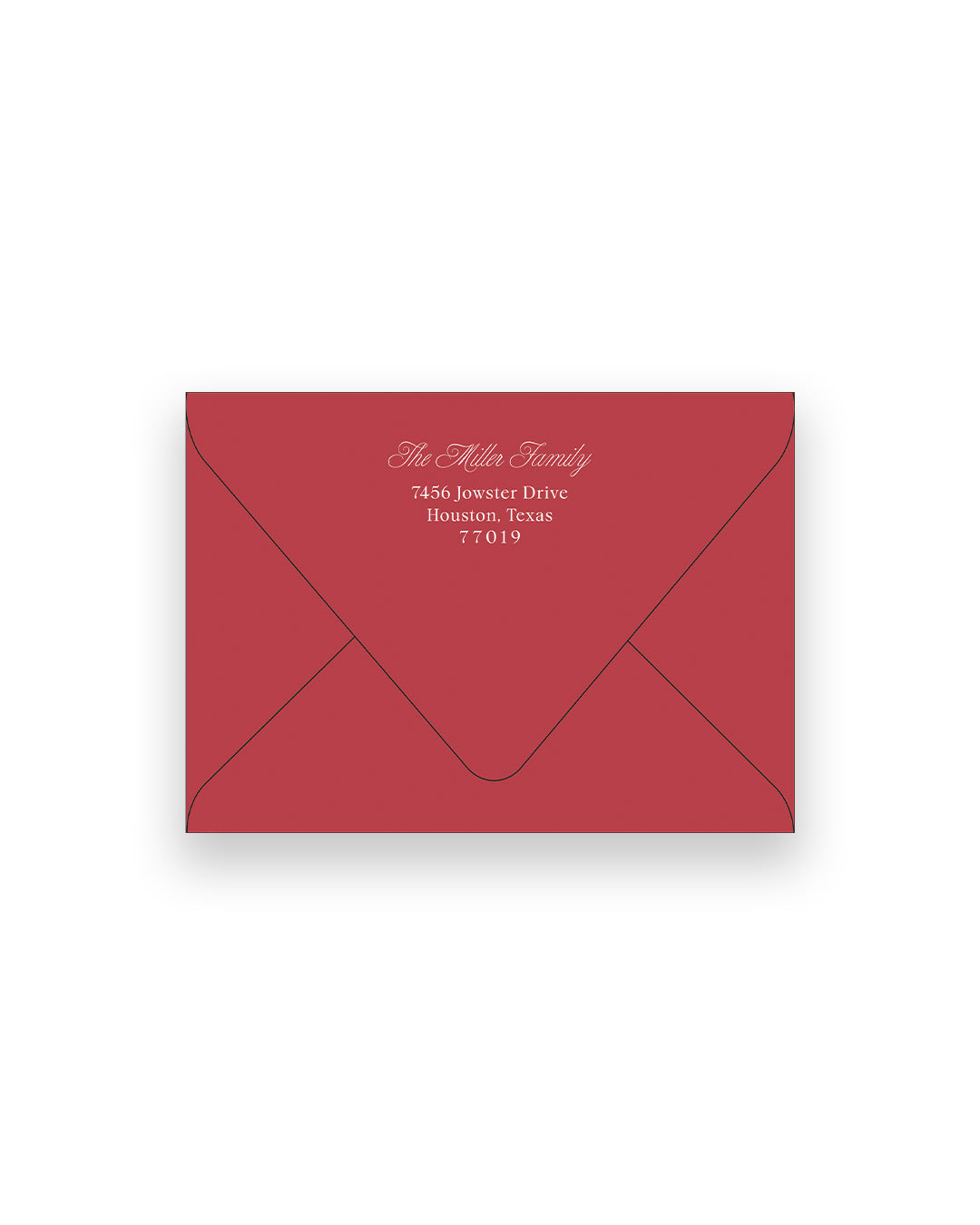 Mistletoe Meadows Addressed Envelopes + Liner (Striped - A9)