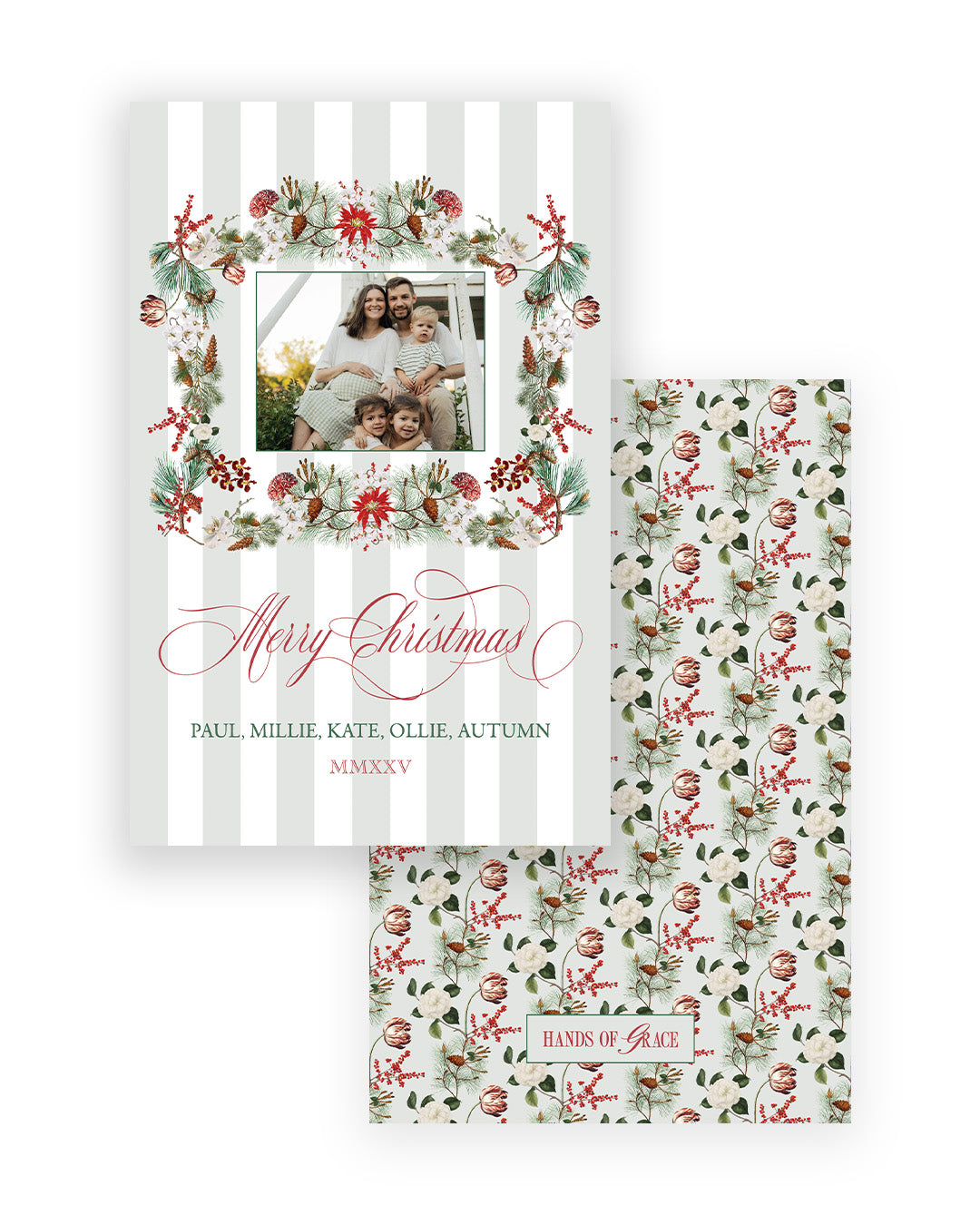 Mistletoe Meadows Portrait Striped (A9)