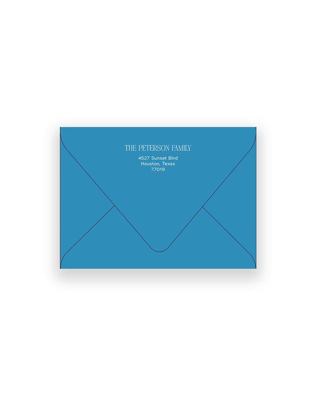 Silent Night Candle Addressed Envelopes + Liners