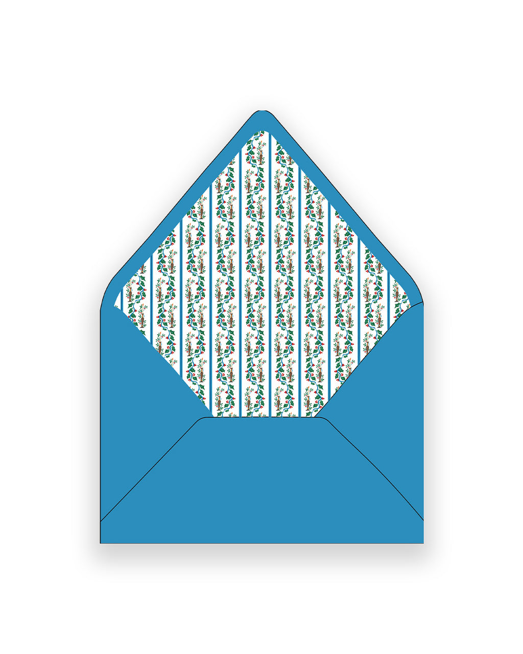 Silent Night Candle Addressed Envelopes + Liners