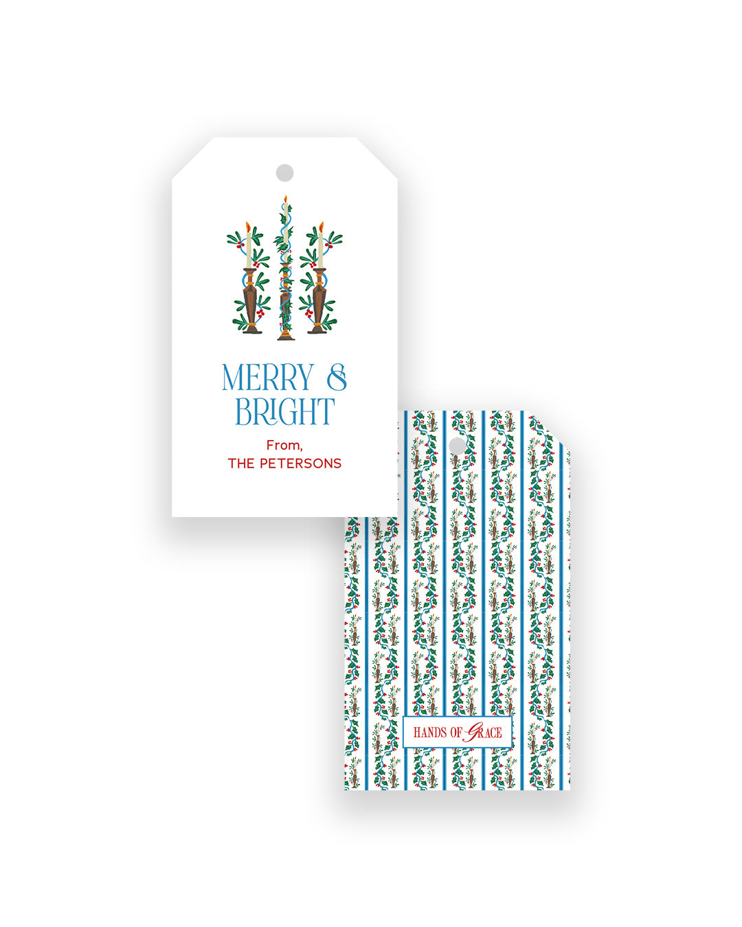 Silent Night Candle Gift Tags